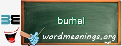 WordMeaning blackboard for burhel